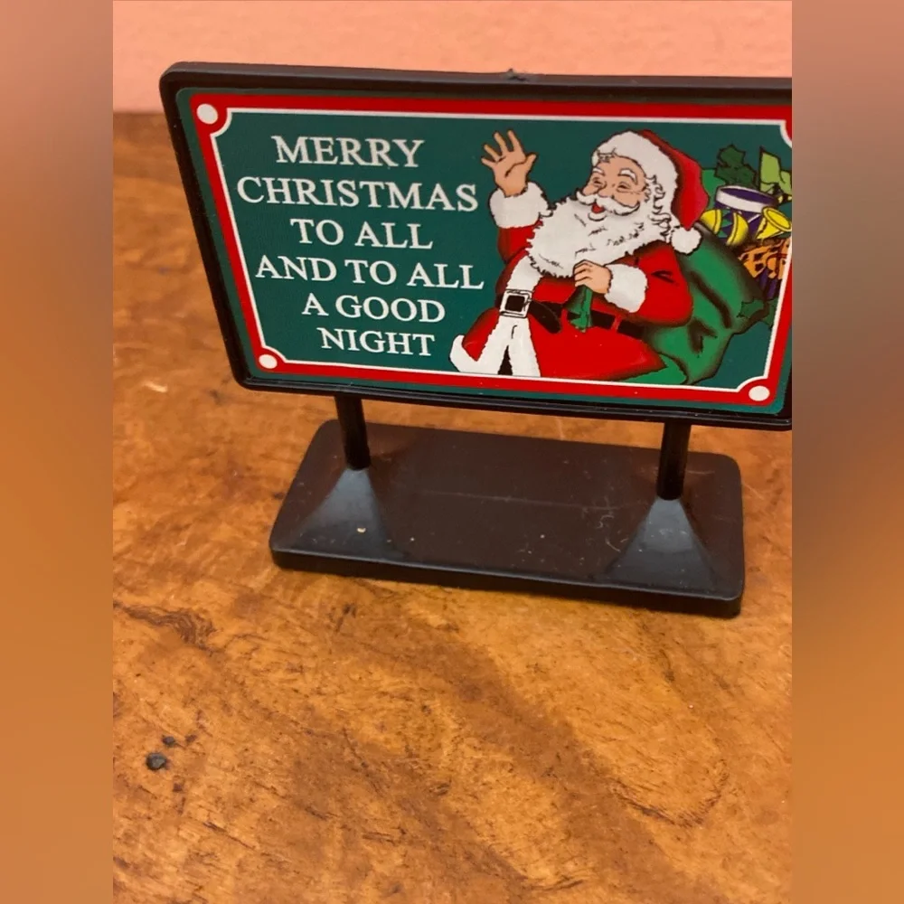 Eztec 37189 North Pole Express Christmas Train Replacement 7 Road Signs - Picture 4 of 13